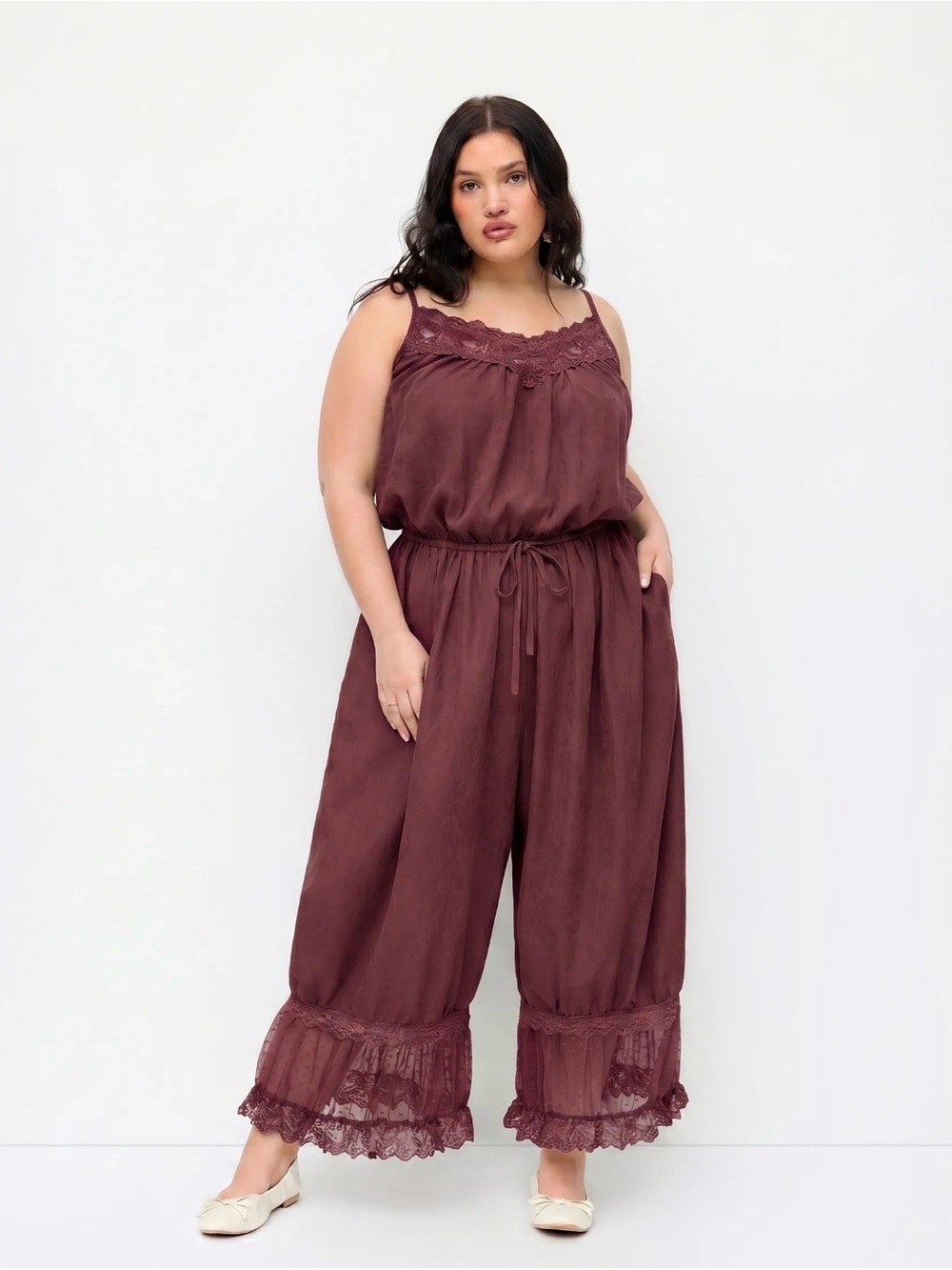 NWOT Cider bloomer wide-leg jumpsuit